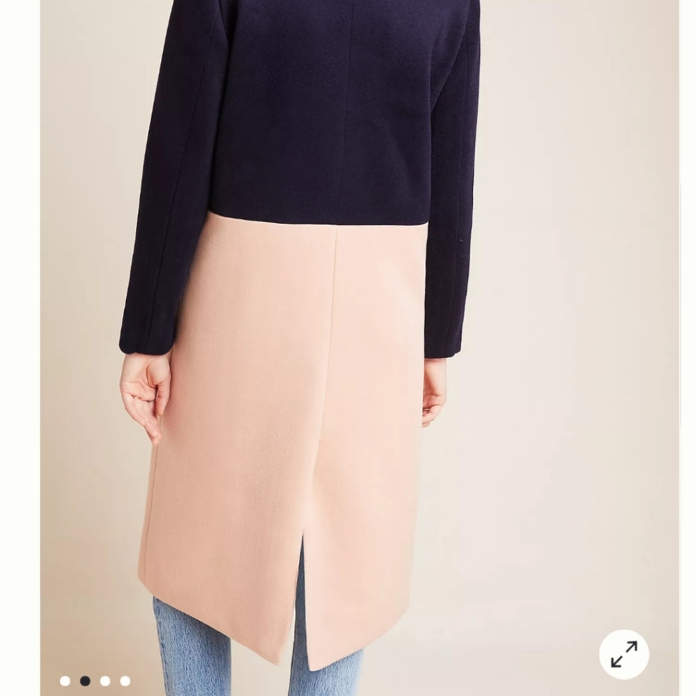 Halsey Colorblocked Wool Coat - Picture 5 of 5